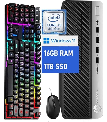 Amazon.com: HP ProDesk 600 G4 SFF Desktop PC, Intel i5-8500T